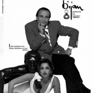 BIJAN PROMOTIONAL EGGS ART Sculptures Bijan Pakzad's Historical AD VINTAGE 1980